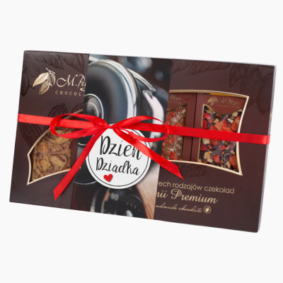 Dzień Dziadka - Zestaw nr 4 - czekolady z linii Premium Chocolate